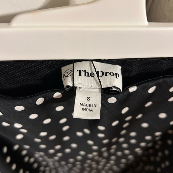 The Drop Women's Black Polka Dot Skirt - Picture 3 of 4